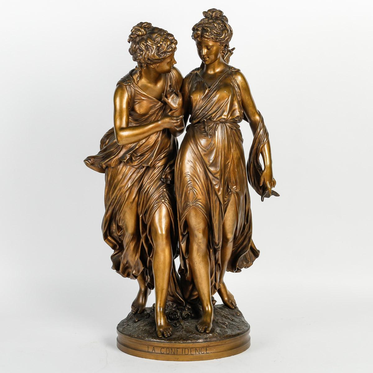 Important Bronze Sculpture by Louis Grégoire, 19th Century. For Sale 1