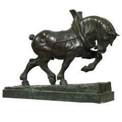 Important Bronze "Workhorse" by Raymond de Meester