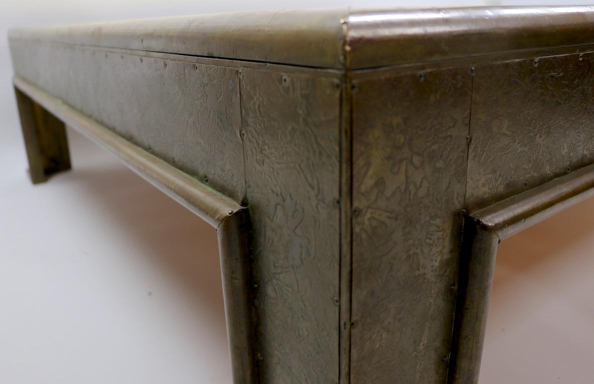 Important Brutalist Coffee Table by Rodolfo Dubarry For Sale 8