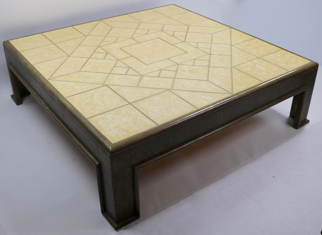 Importante table basse brutaliste de Rodolfo Dubarry en vente 12