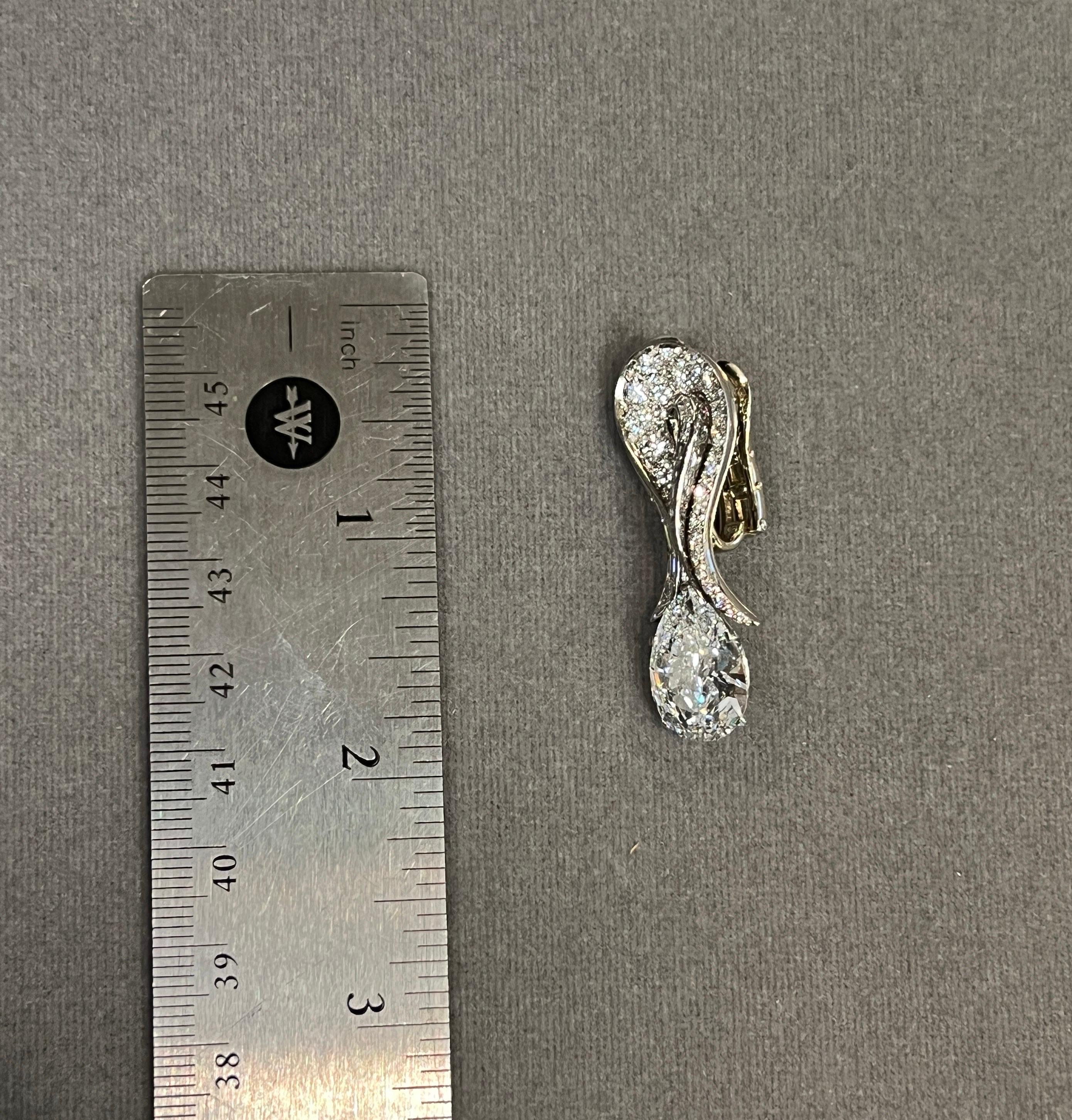 Important Bvlgari D Color Diamond Earrings For Sale 1