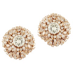 Important Bvlgari Diamond Earrings