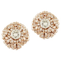 Important Bvlgari Diamond Earrings