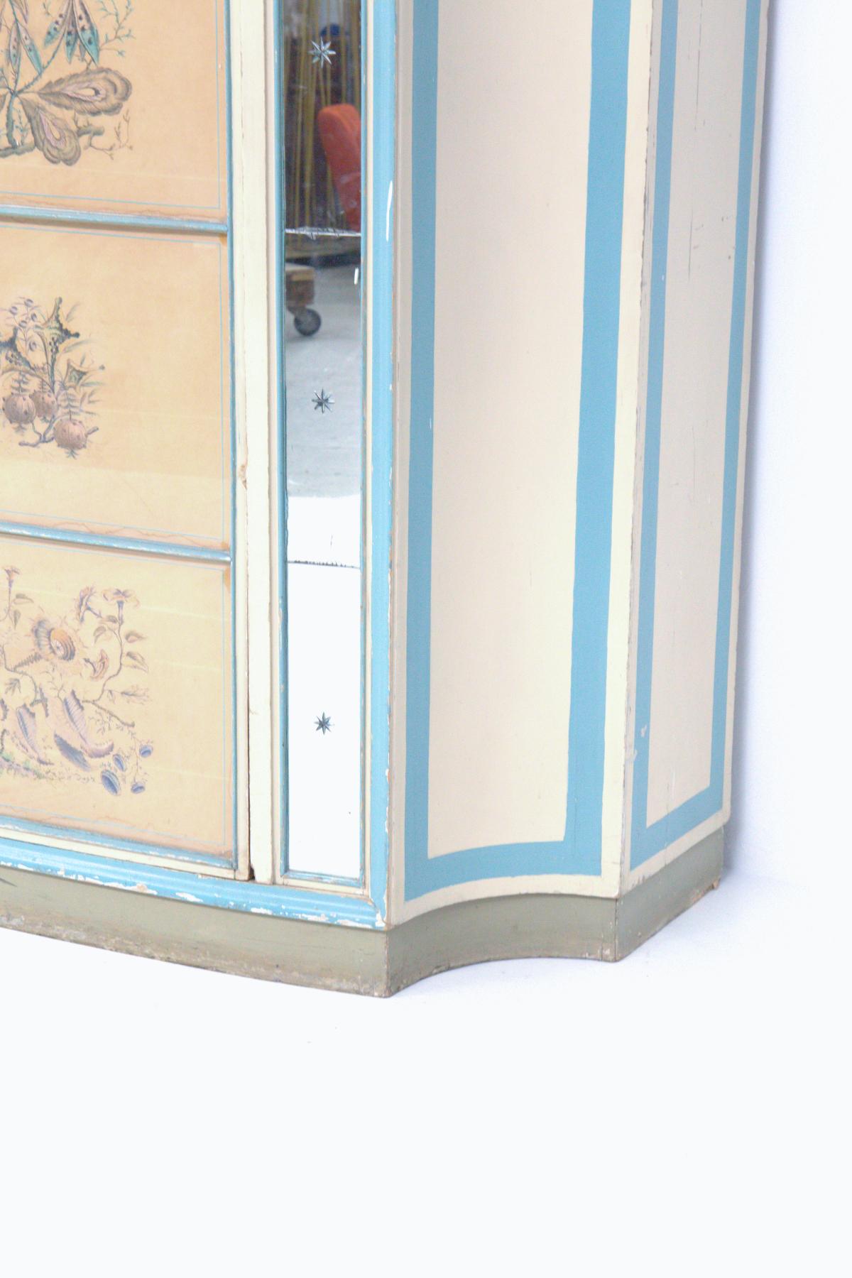 Mid-Century Modern Important meuble de rangement Arrighi en verre et bois de la production de Paolo Buffa en vente