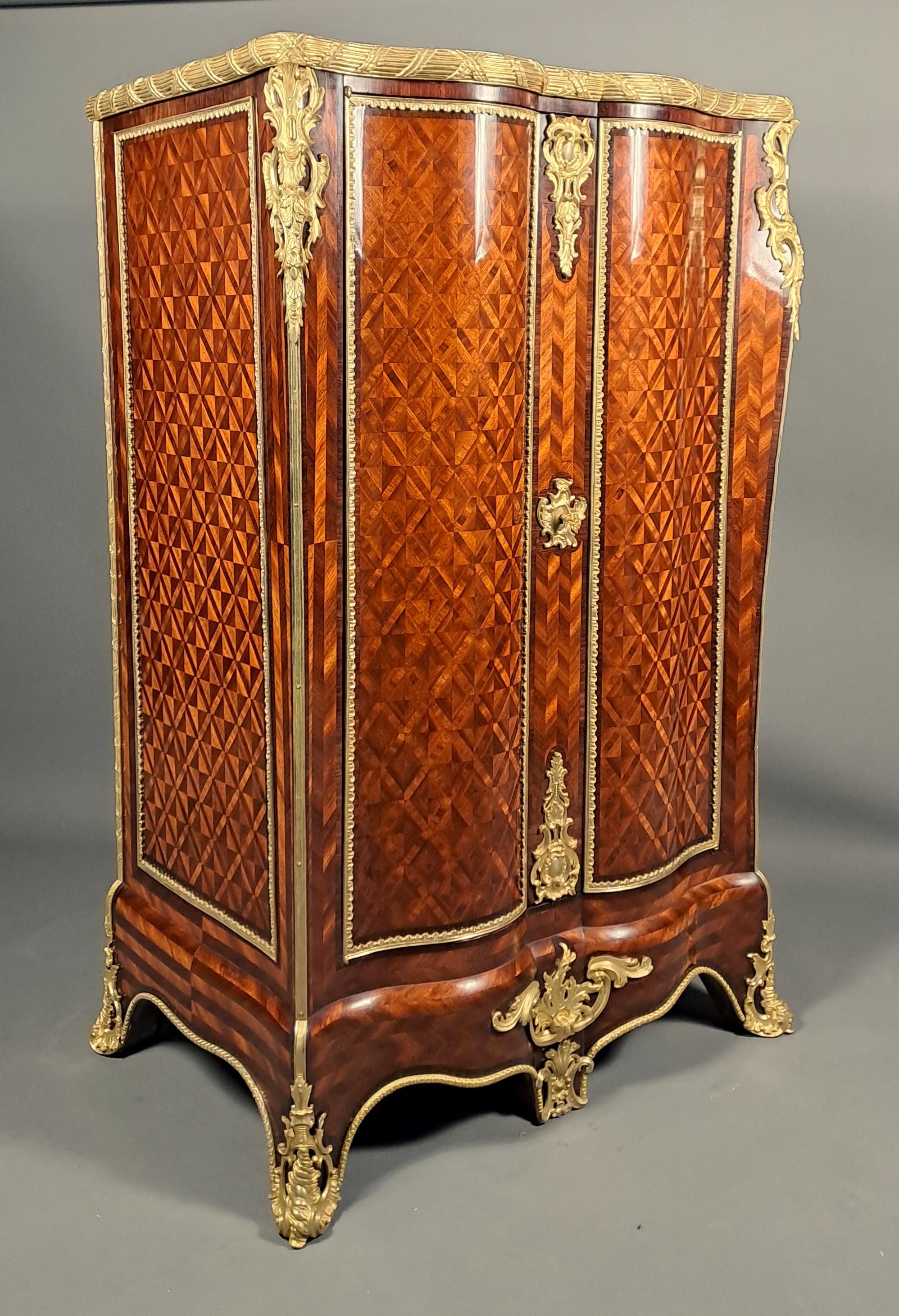 Important Cabinet Stamped Beurdeley In Paris 3