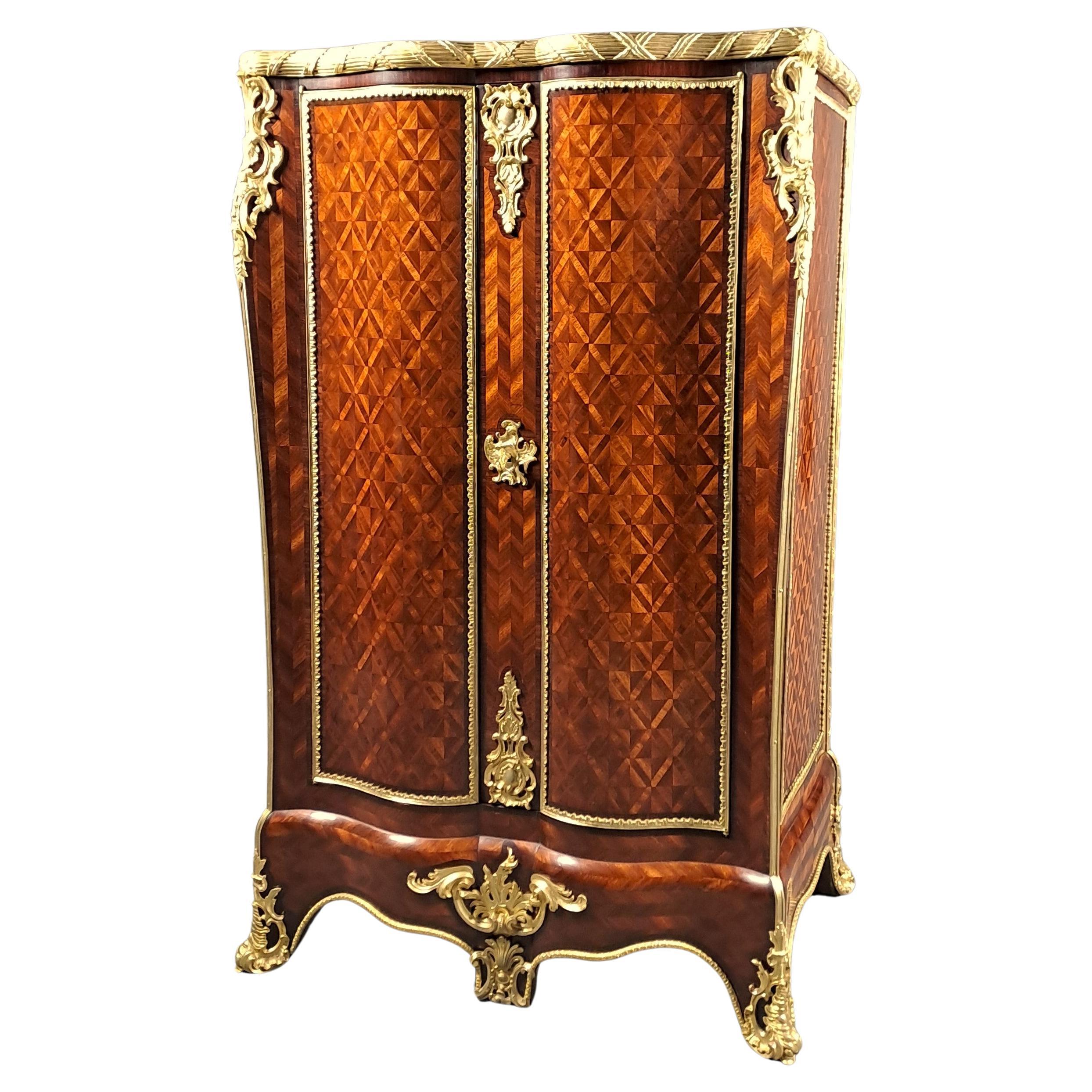 Important Cabinet Stamped Beurdeley In Paris For Sale