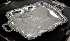 Important Canadian Adam Buck Large Sterling Silver Presentation Serving Tray
