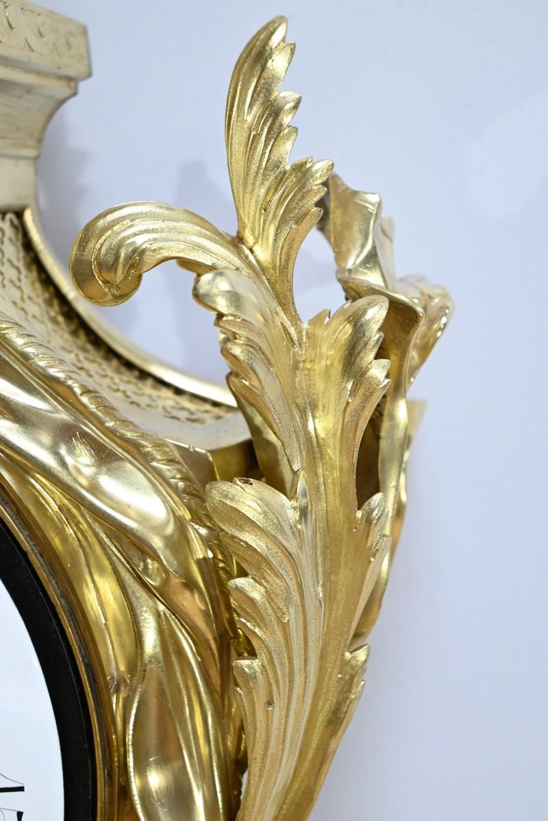 Importante Reloj de Pared de Bronce Dorado, Maison Prosper Roussel - Mediados S. XIX en venta 10
