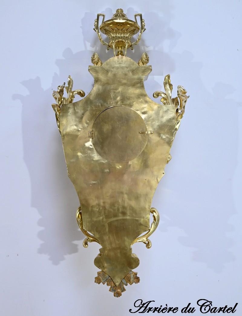 Importante Reloj de Pared de Bronce Dorado, Maison Prosper Roussel - Mediados S. XIX en venta 13