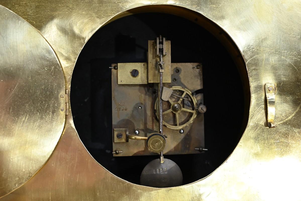 Importante Reloj de Pared de Bronce Dorado, Maison Prosper Roussel - Mediados S. XIX en venta 14