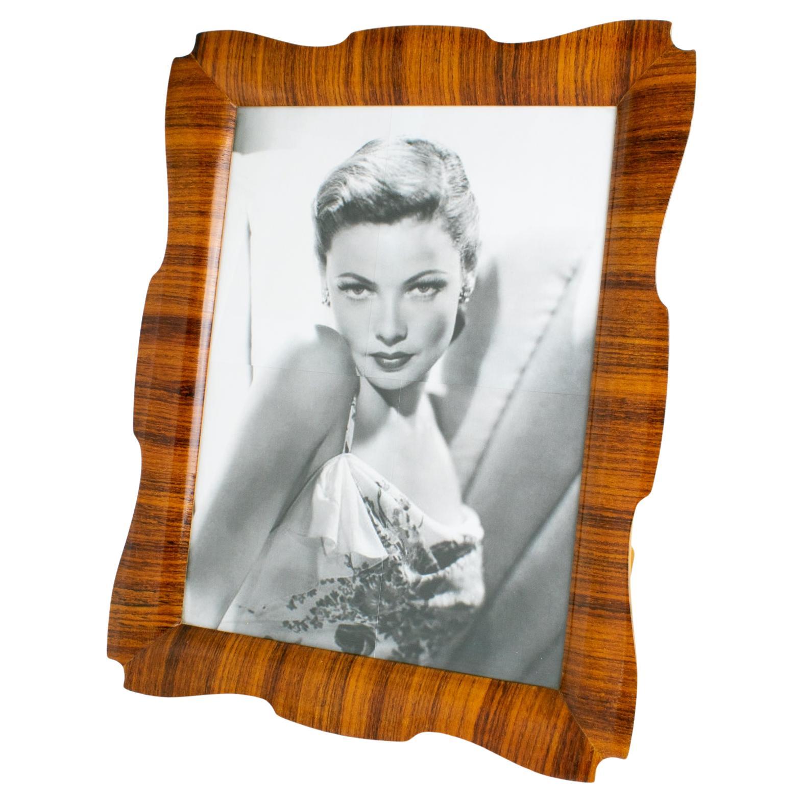 Important Carved Macassar Wood Picture Frame