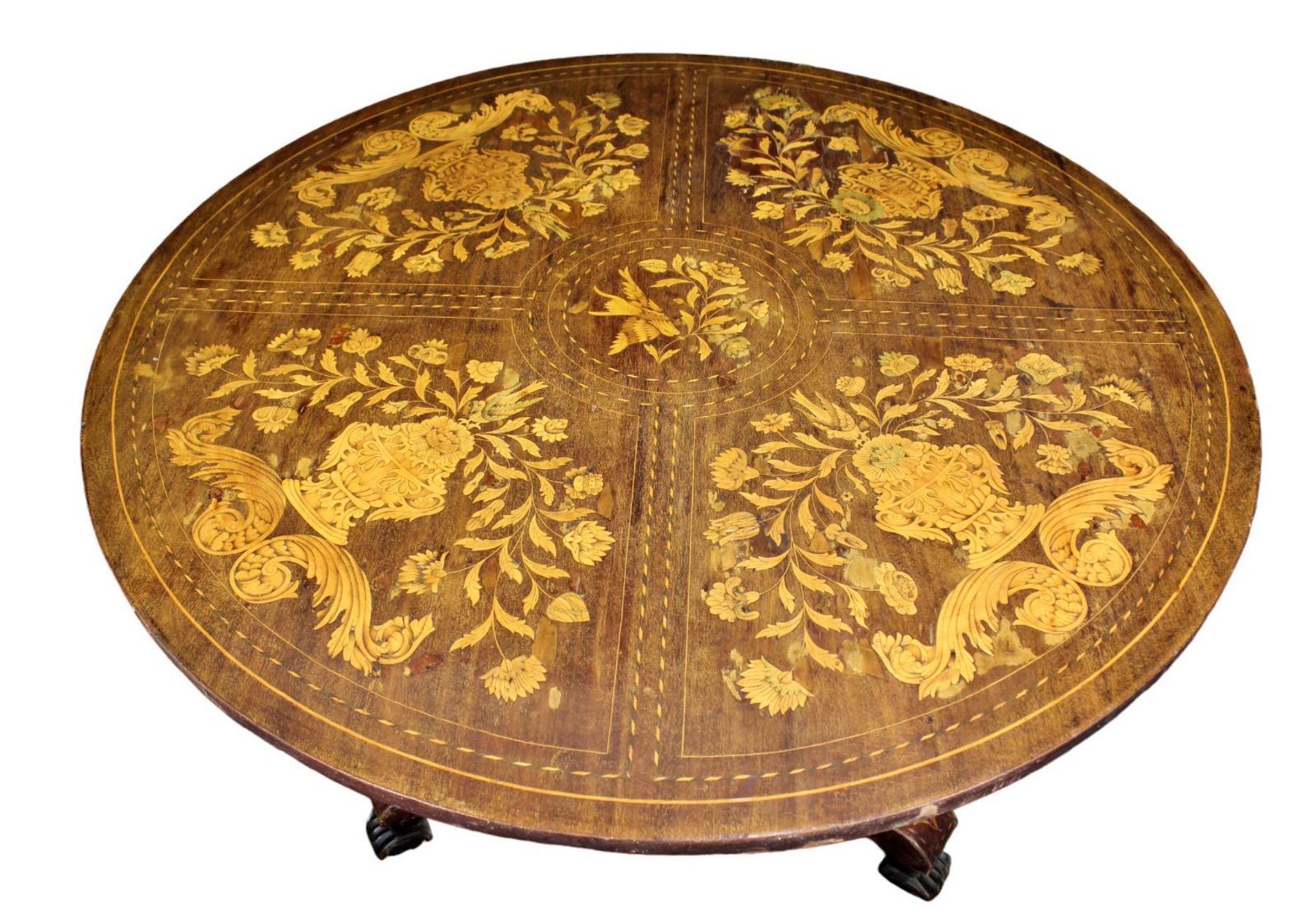 Dutch IMPORTANT CENTER TABLE Holland late 18th Century For Sale