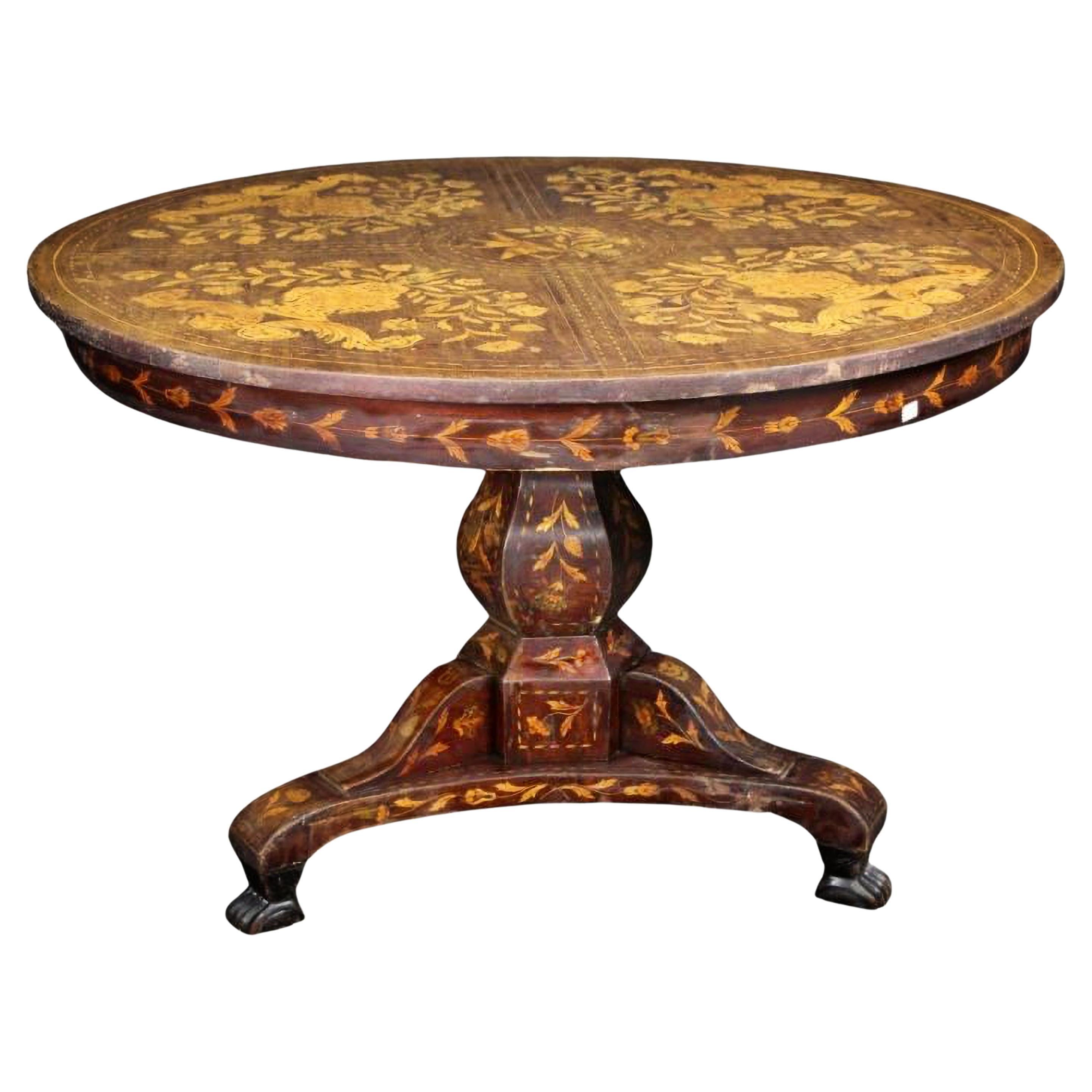 IMPORTANT CENTER TABLE Holland late 18th Century For Sale