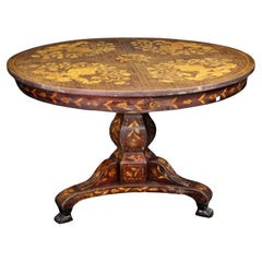 IMPORTANT CENTER TABLE Holland late 18th Century