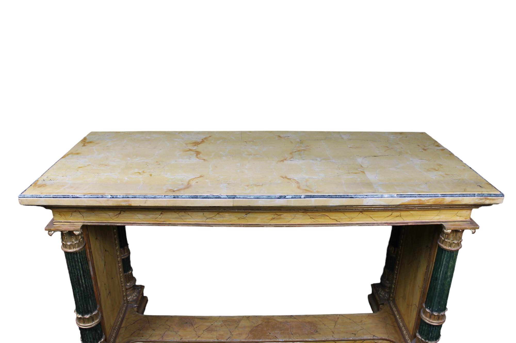 Italian IMPORTANT CENTER TABLE Tuscan 19th Century For Sale