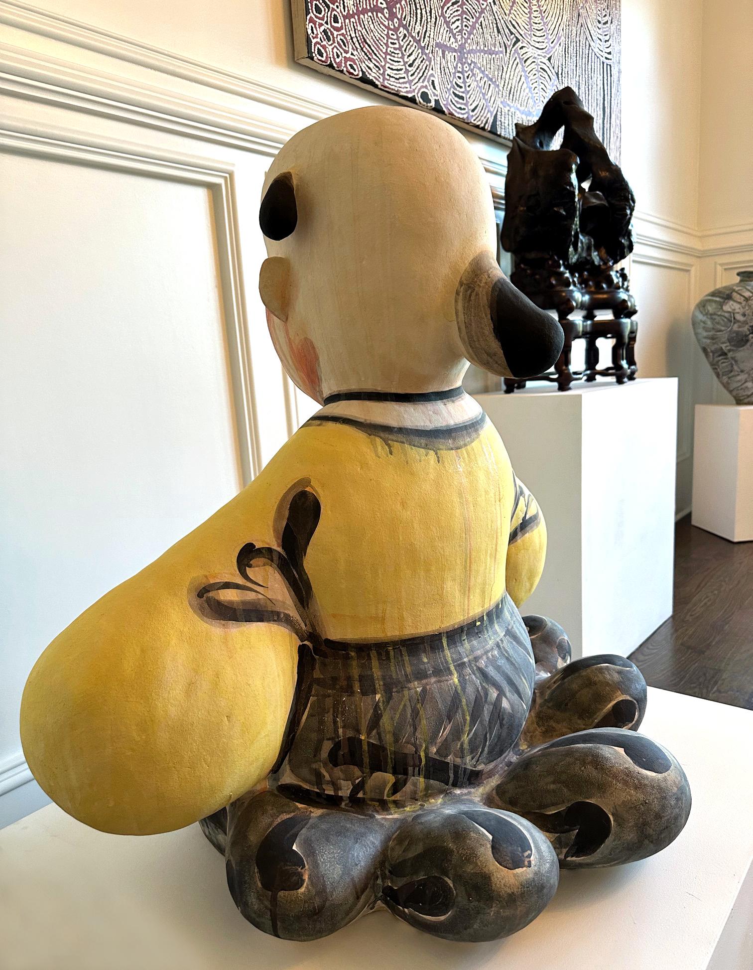 Important Ceramic Sculpture Karako by Akio Takamori Exhibited and Published For Sale 3