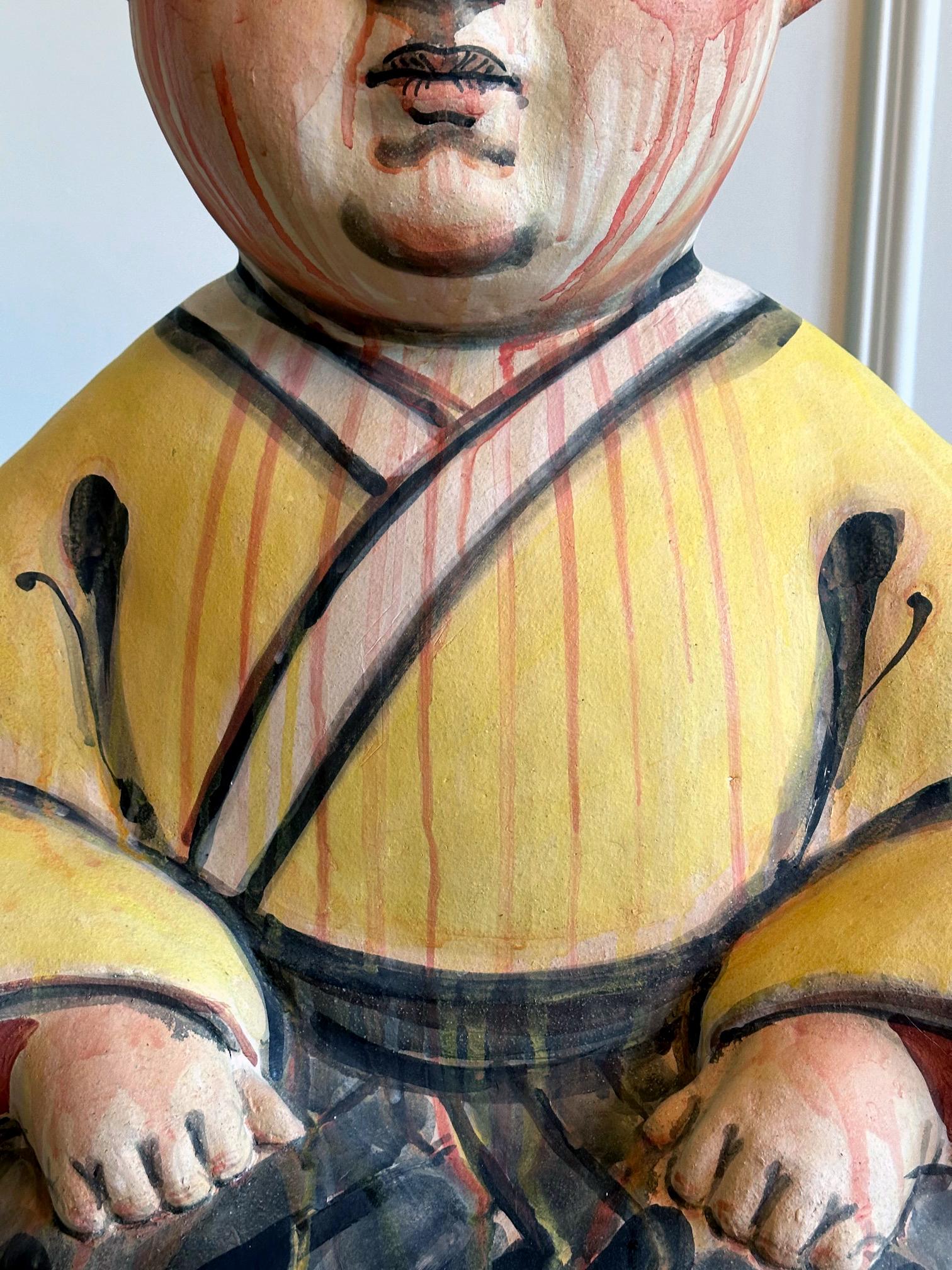 Important Ceramic Sculpture Karako by Akio Takamori Exhibited and Published For Sale 6