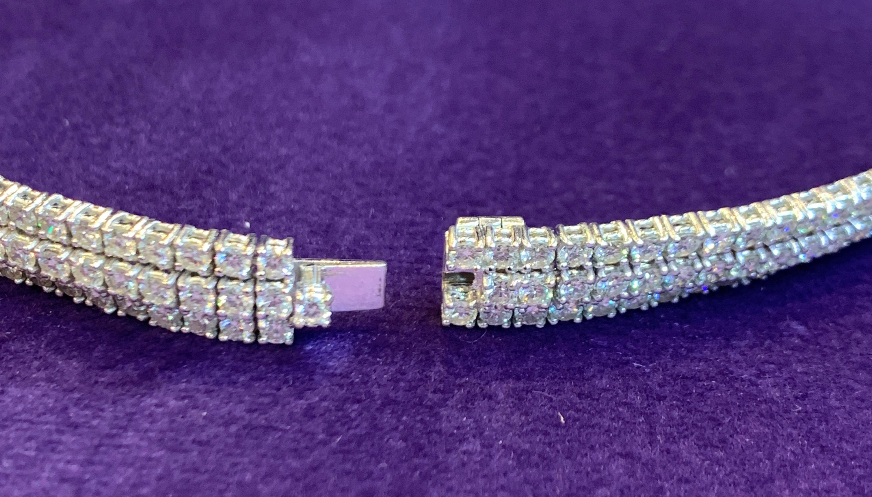  Zertifizierte kolumbianische Smaragd- und Diamant-Halskette im Angebot 7