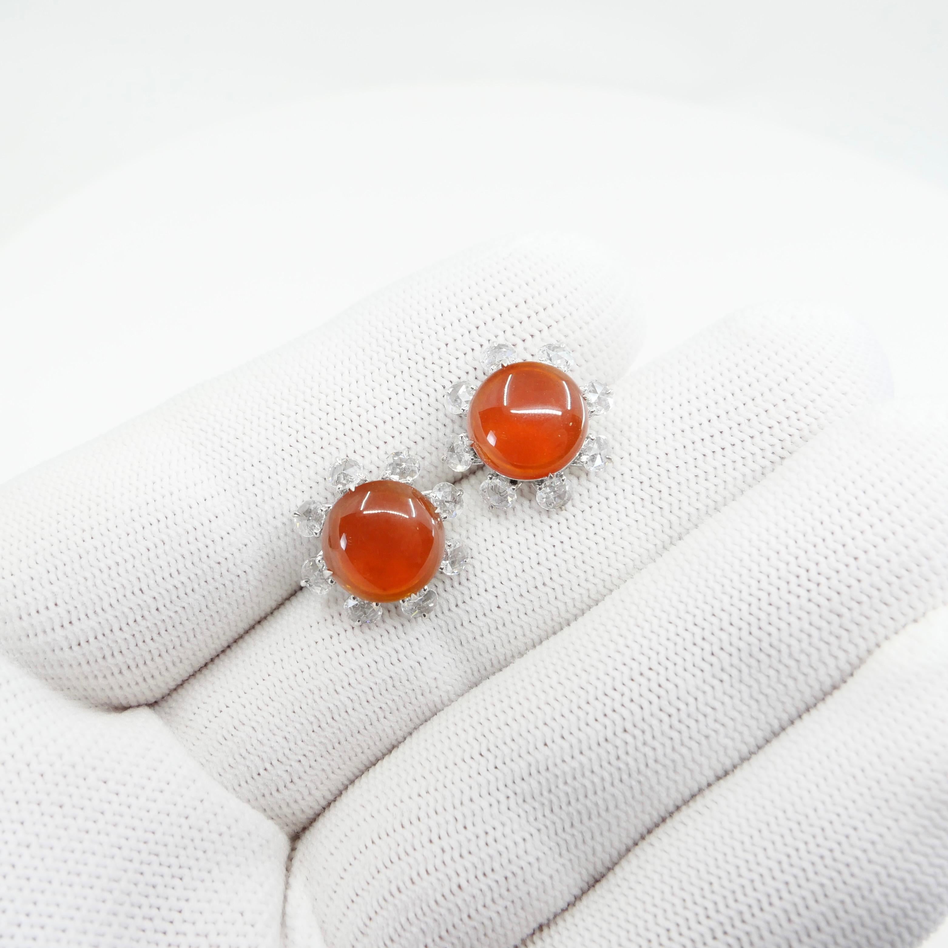red jade earrings