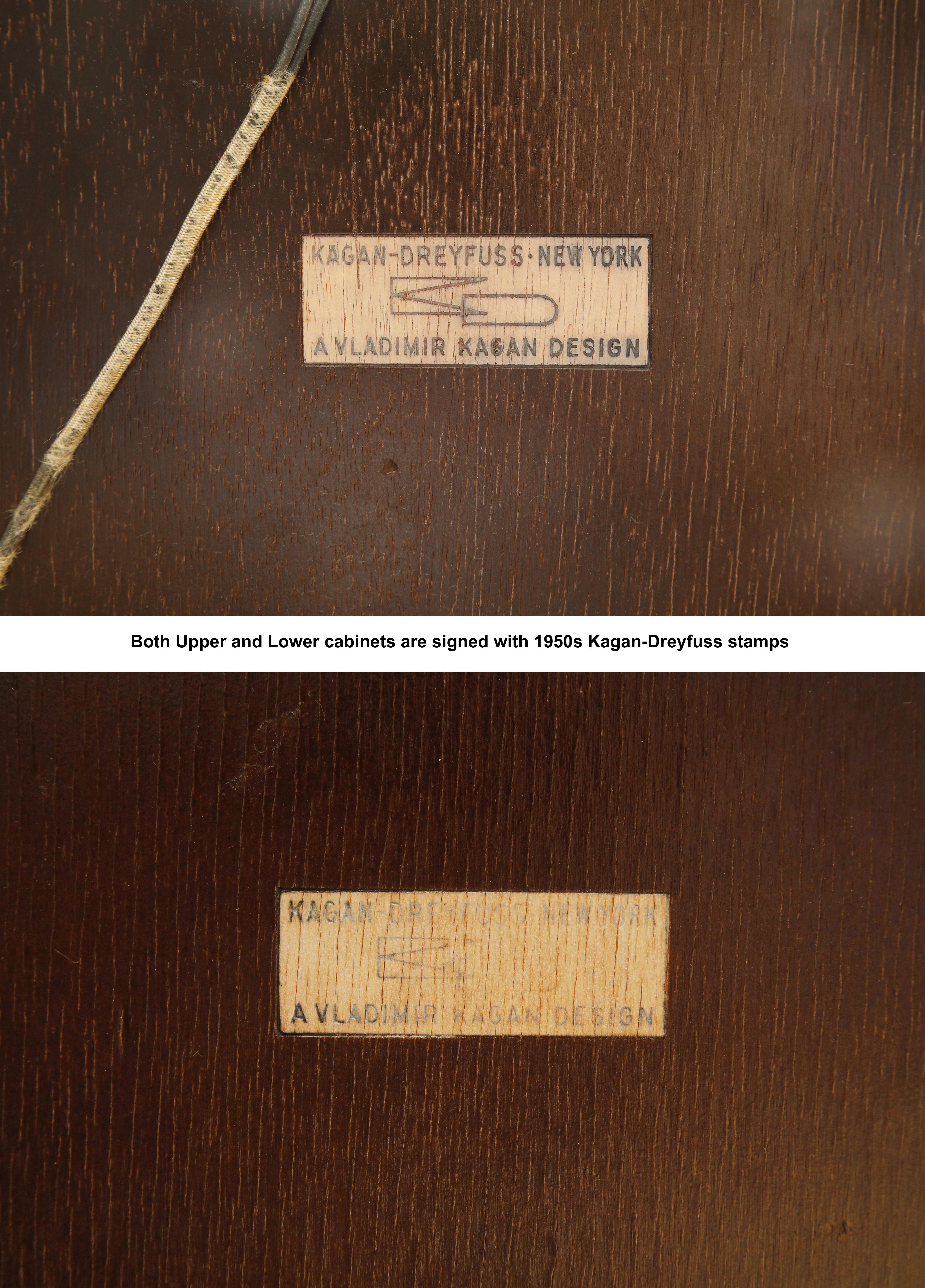Mid-Century Modern Important Cerused Oak Sideboard by Vladimir Kagan for Kagan-Dreyfuss, Signed For Sale