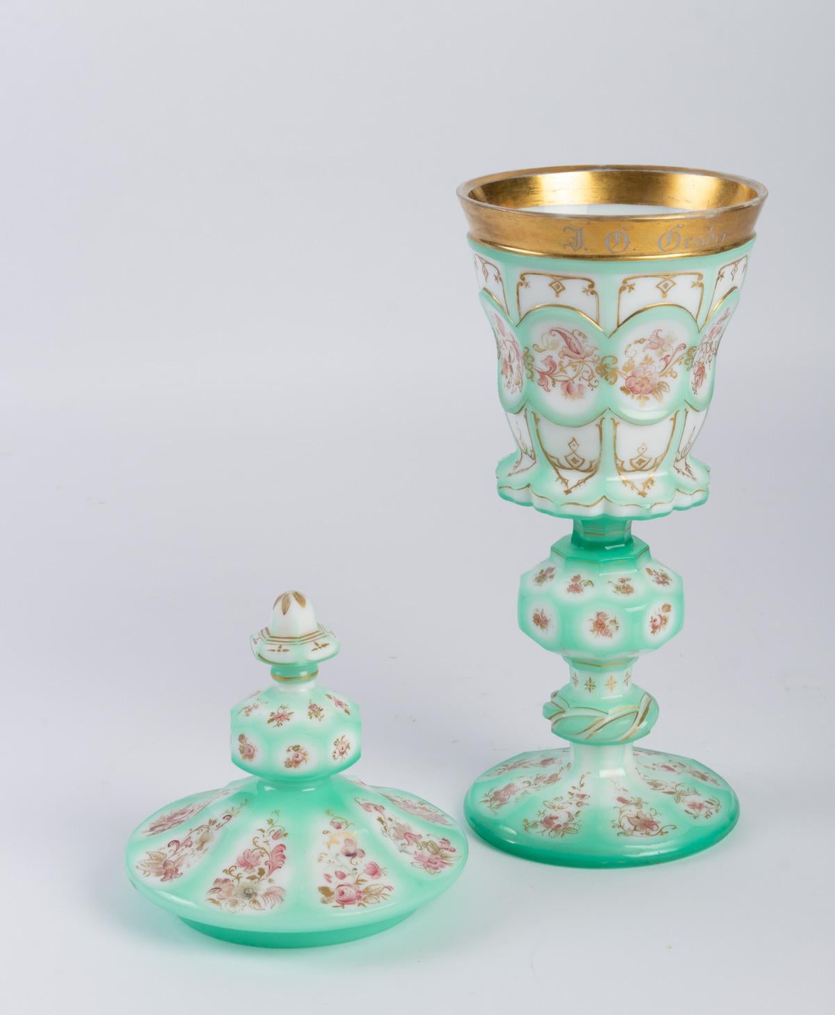 Mid-19th Century Important Charles X Goblet For Sale