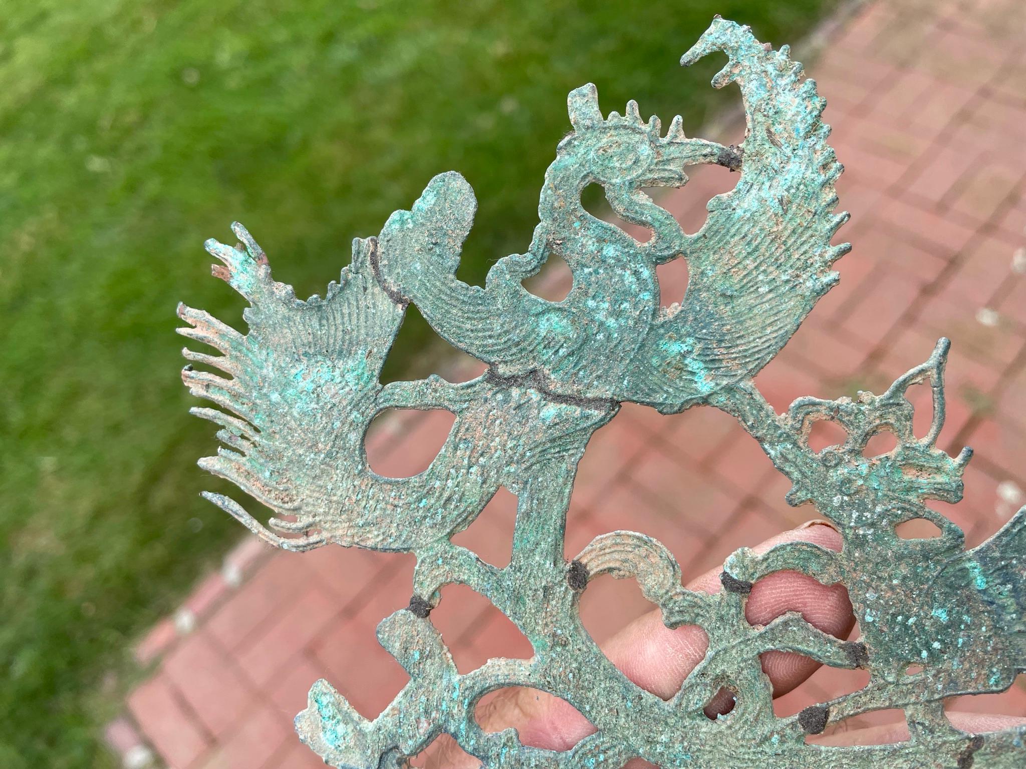 Important  Chinese Ancient Bronze Money Tree, 25BC-220AD For Sale 4