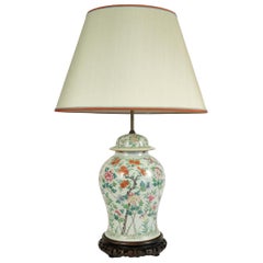 Important Chinese Porcelain Lamp, circa 1890-1900, China, Antique