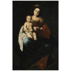 Important Circle Esteban Murillo "The Virgin and Child"