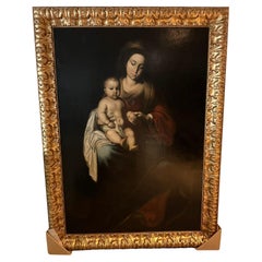Important Cercle Esteban Murillo "La Vierge et l'Enfant"