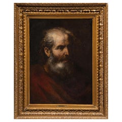 Important Circle of Jusepe de Ribera (1588/91-1652), "Portrait of a Bearded Man"