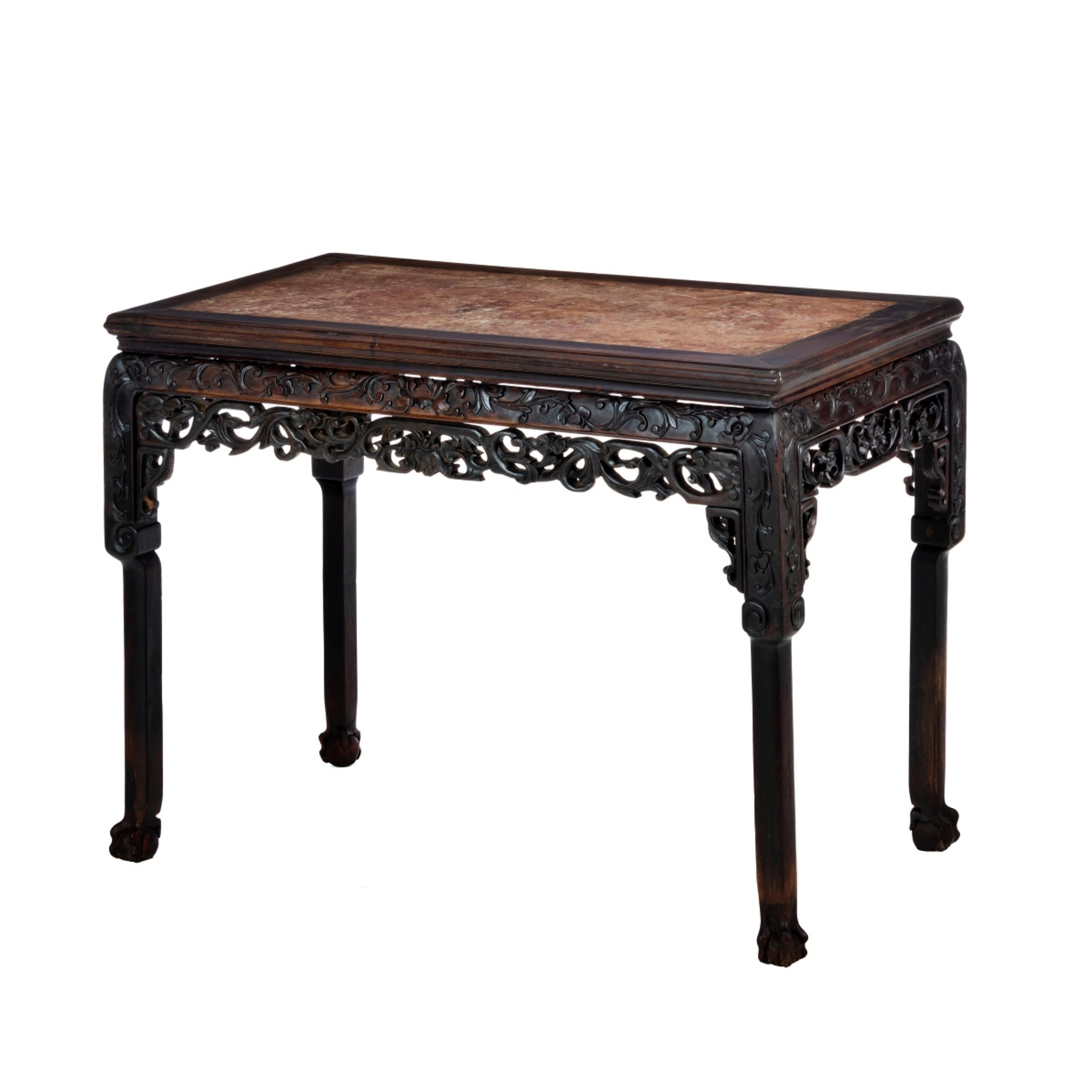 Hand-Crafted IMPORTANT COFFEE TABLE  Chinese 19th Century For Sale