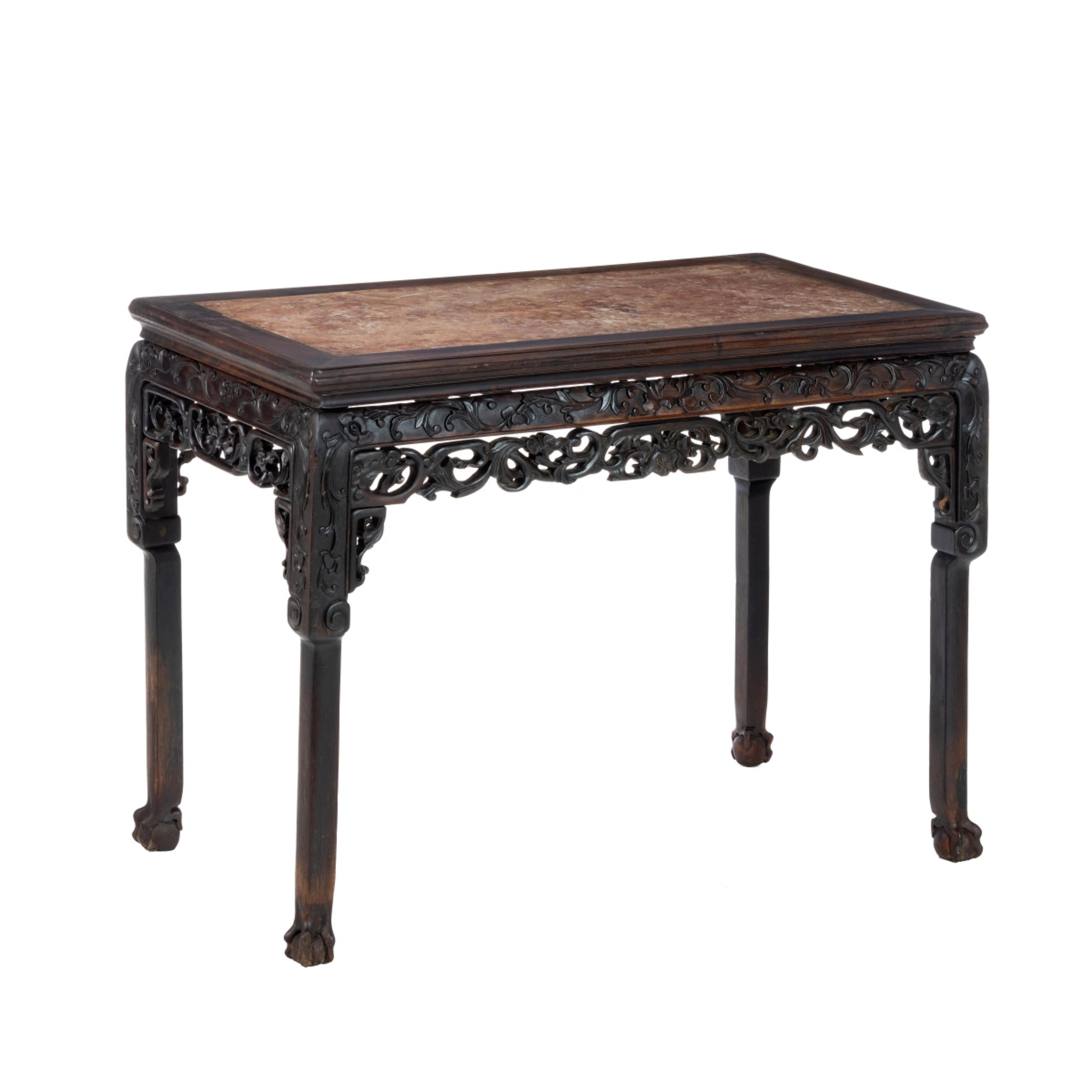 IMPORTANT COFFEE TABLE  Chinese 19th Century In Good Condition For Sale In Madrid, ES