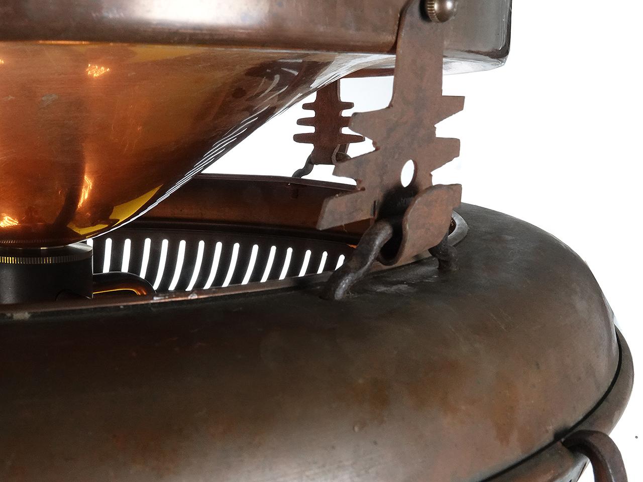 Important Collection of Copper Arts and Crafts Lamps In Good Condition For Sale In Peekskill, NY
