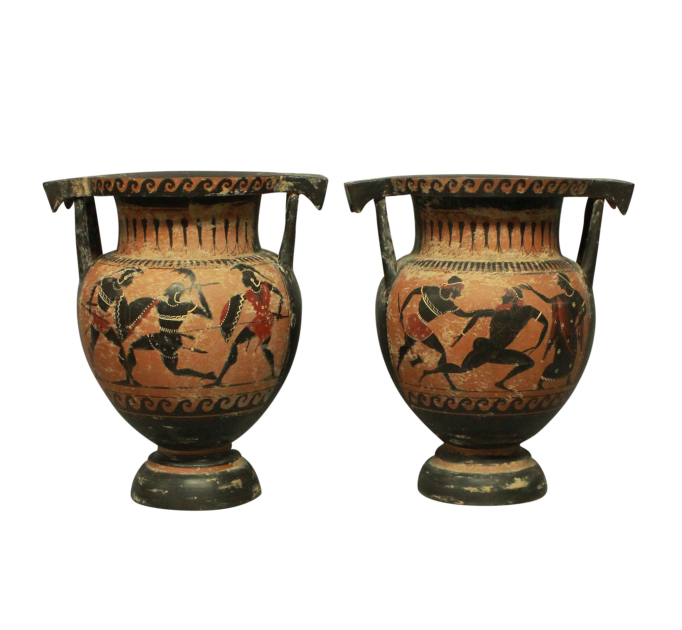 Mid-19th Century Important Collection of Grand Tour Greek Krater Vases