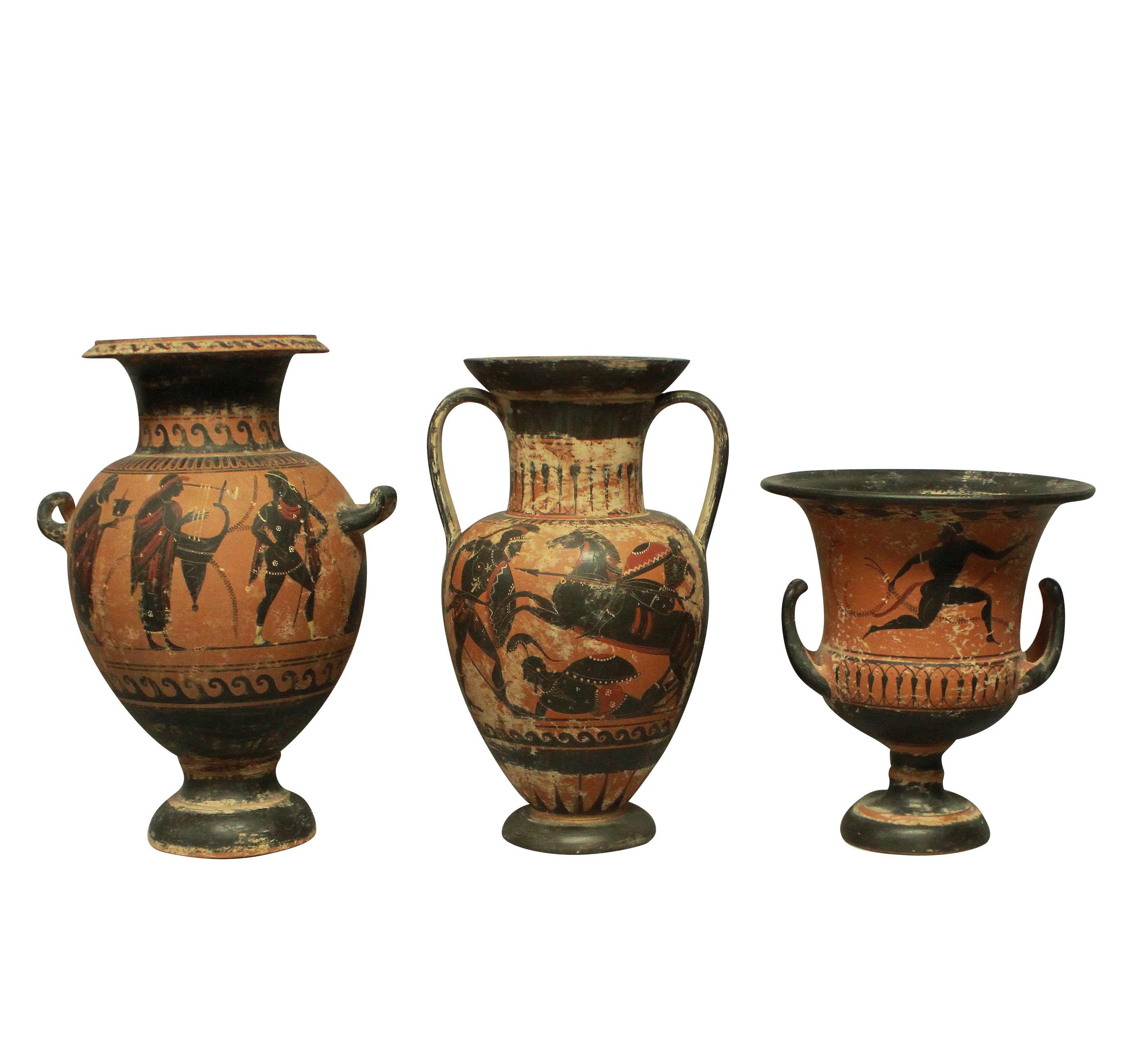 Important Collection of Grand Tour Greek Krater Vases 1