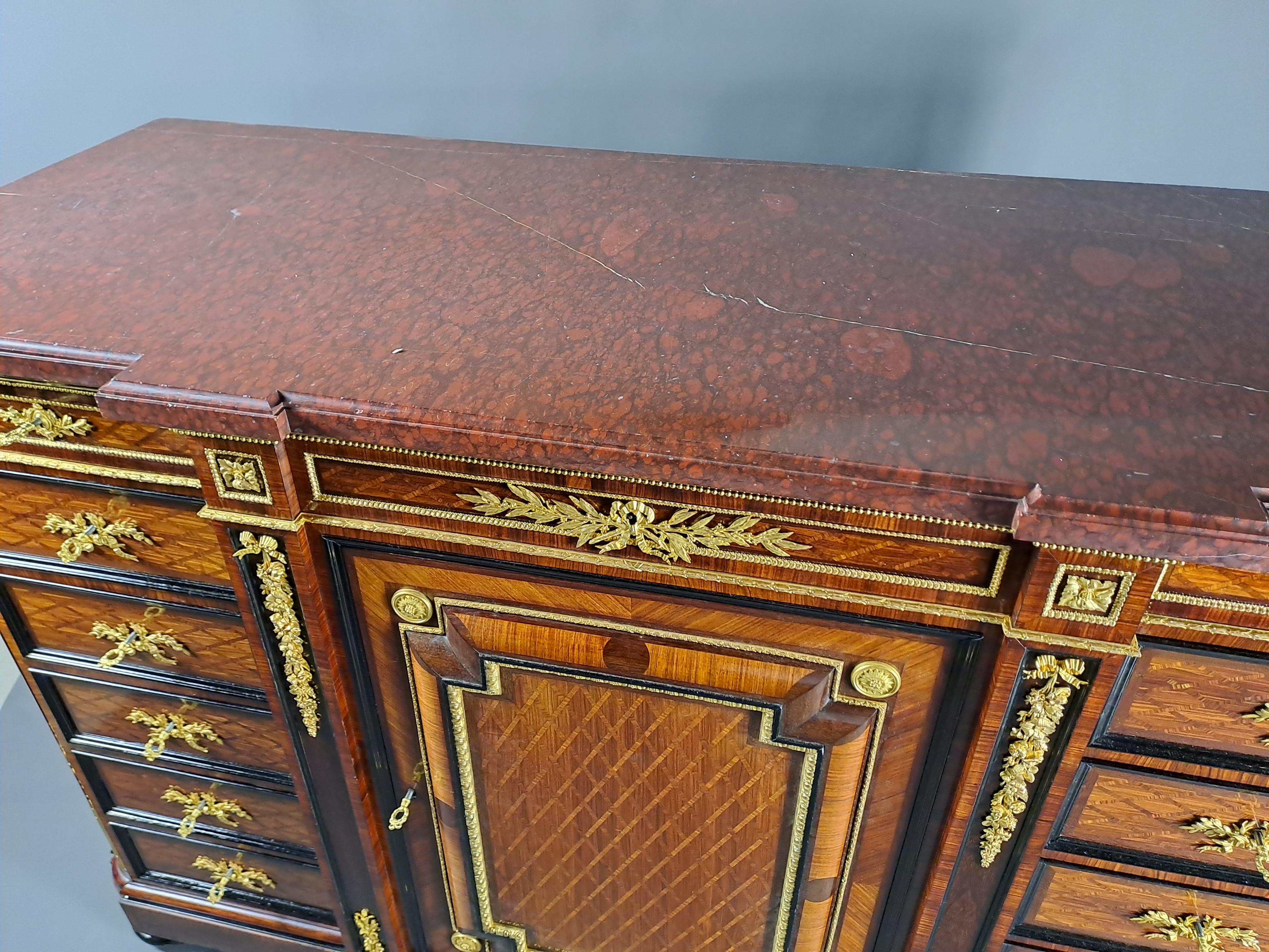 Important Collector's Cabinet Stamped Grohé In Paris For Sale 3