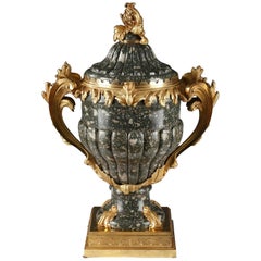 Important Covered Vase Attributed to F. Linke, France, Circa 1880