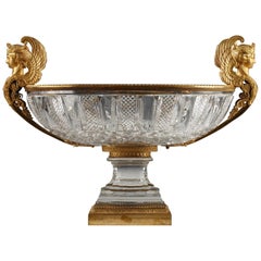 Important Crystal Goblet Attributed to Baccarat