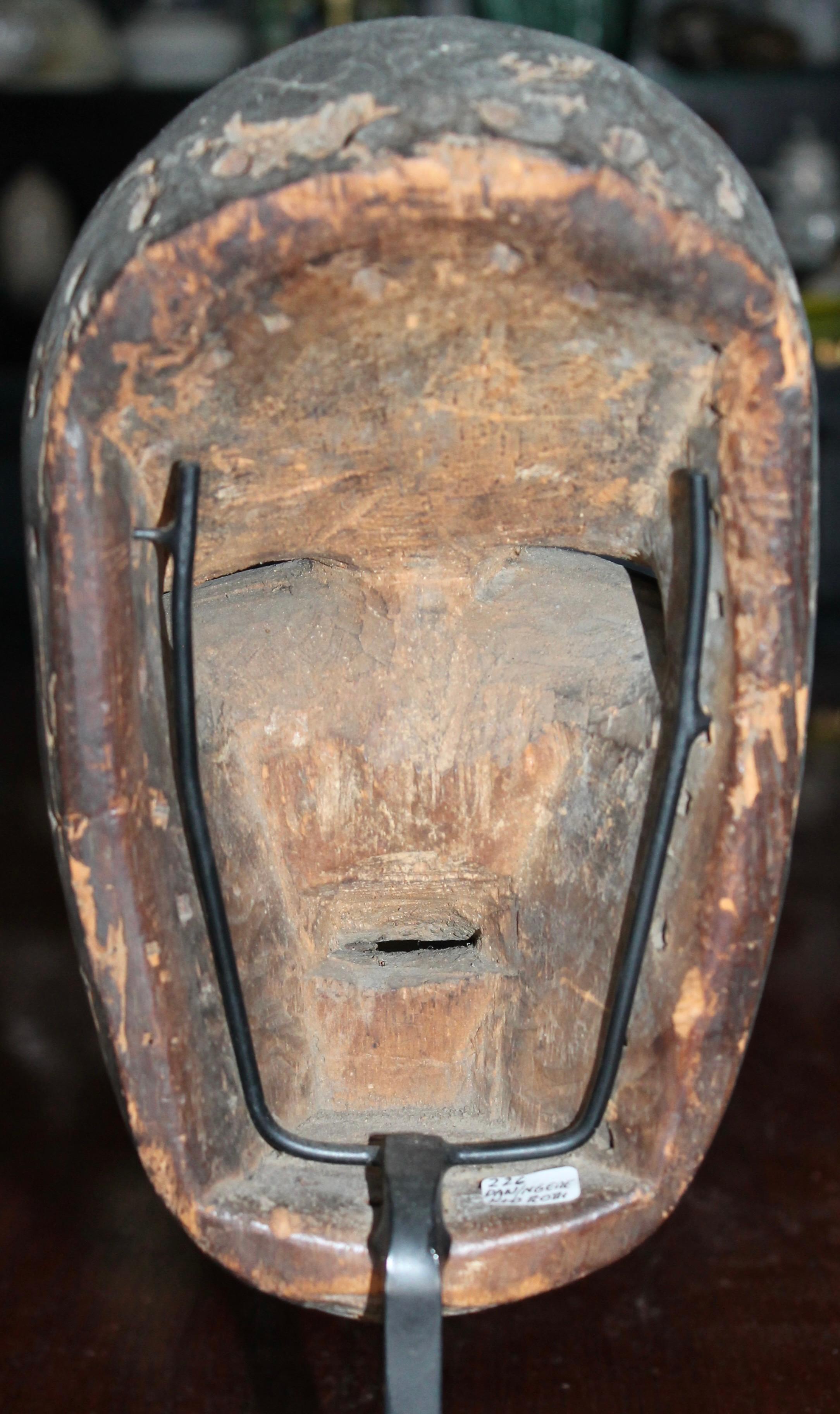 Important Dan N'gere Mask, Pace Primitive Provenance In Good Condition For Sale In Sharon, CT