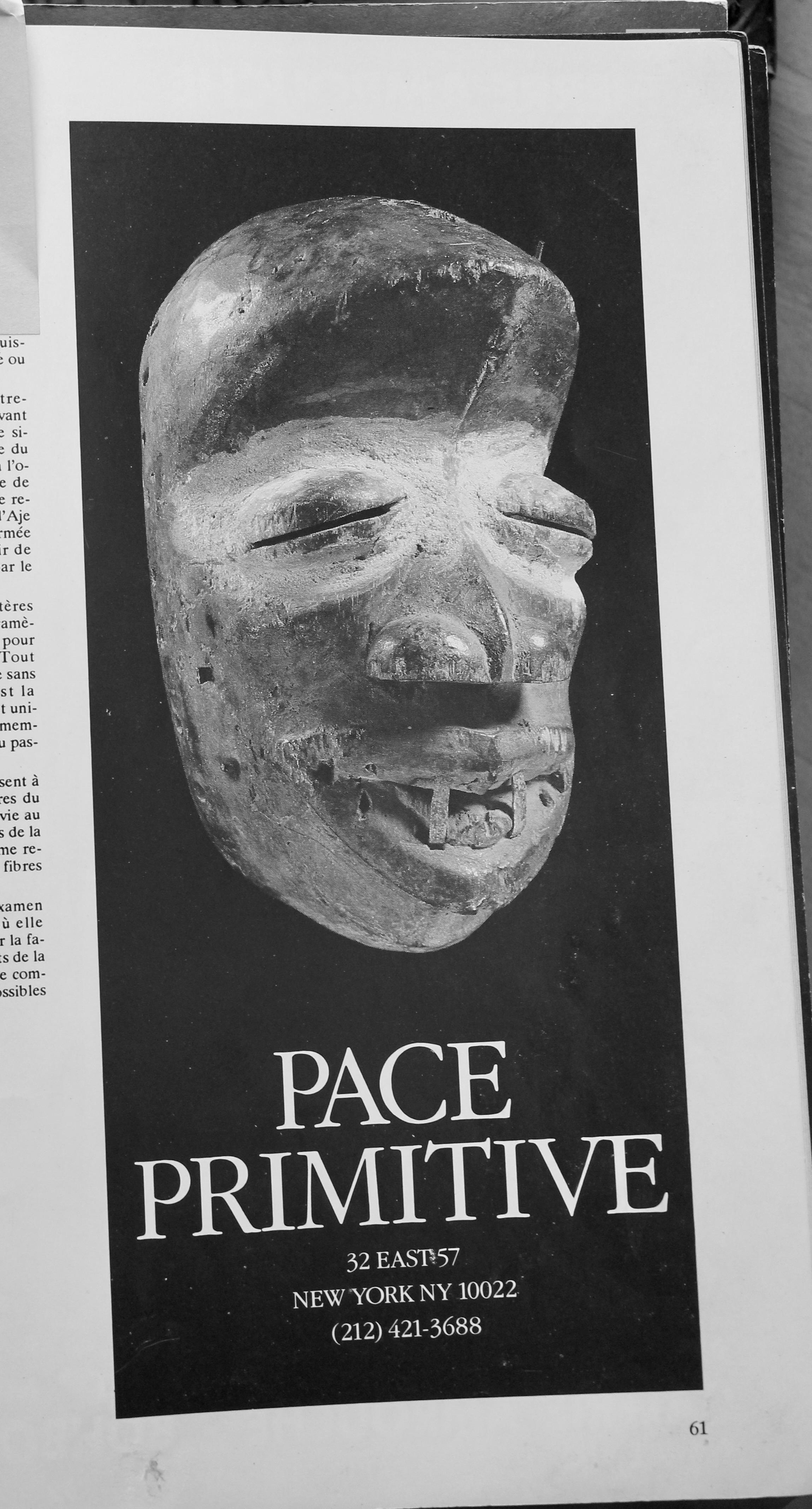 19th Century Important Dan N'gere Mask, Pace Primitive Provenance