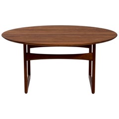 Important Danish Sofa Table by Peter Hvidt and Orla Mølgaard in Teak, FD 10/50