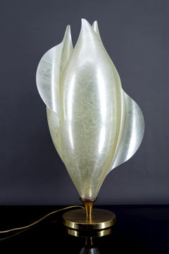 Wohnzimmerlampe im bedeutenden Design, von Maison Rougier, um 1970