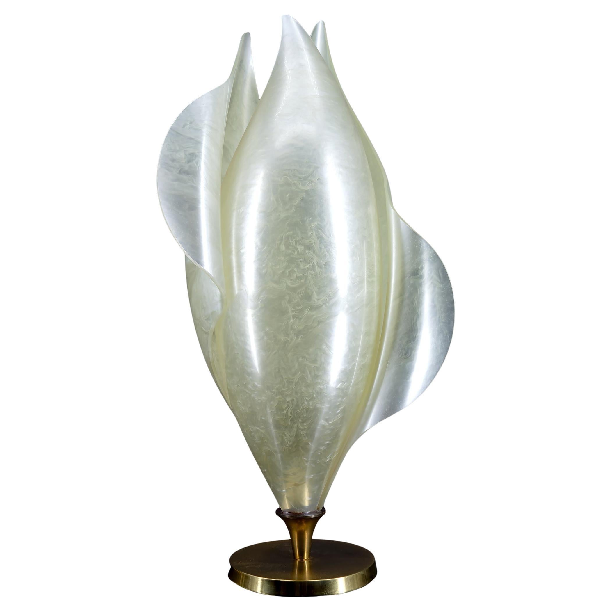 Important Design Living Room Lamp, by Maison Rougier, Circa 1970