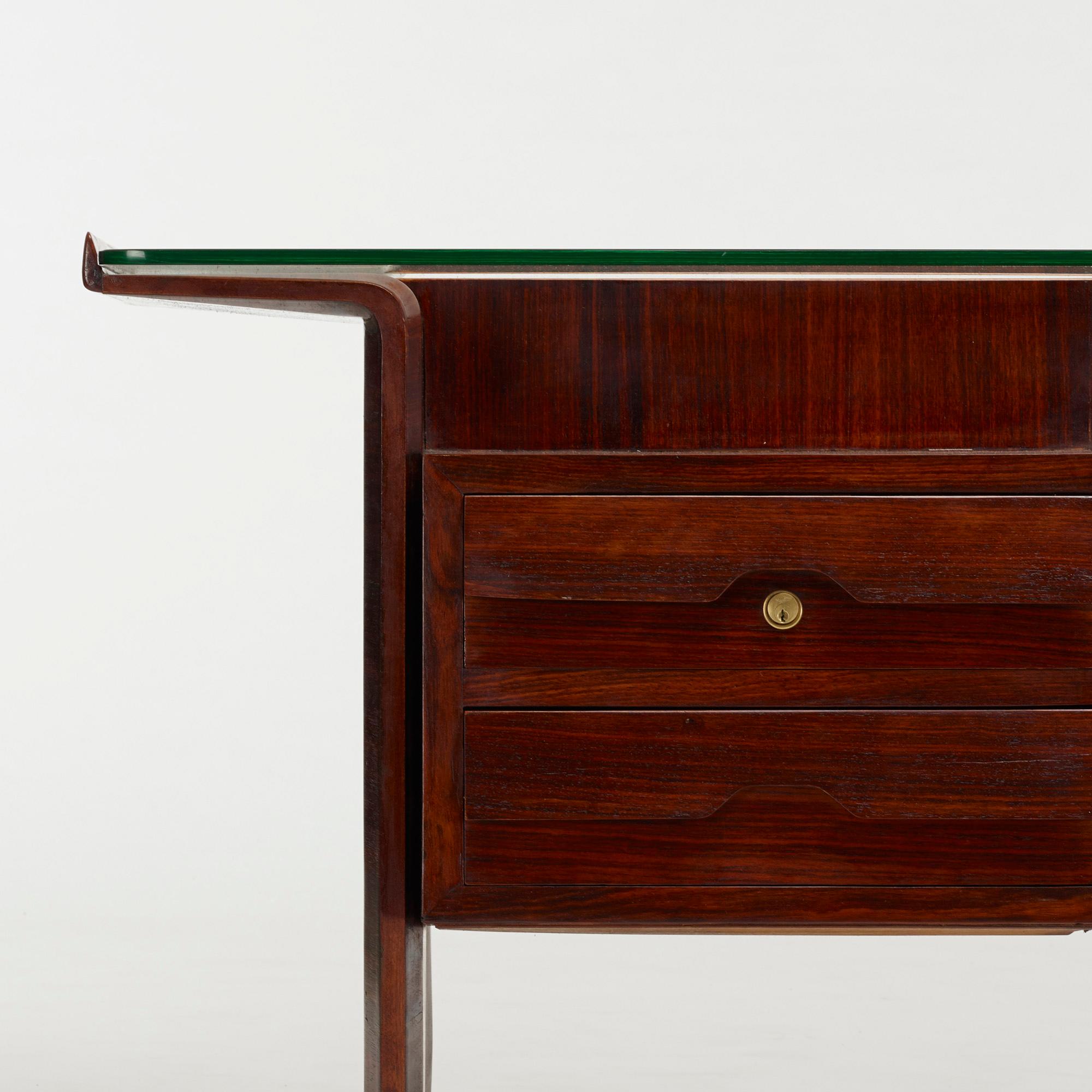 Mid-20th Century Important Desk by Gio Ponti for the offices of Fontana Arte.