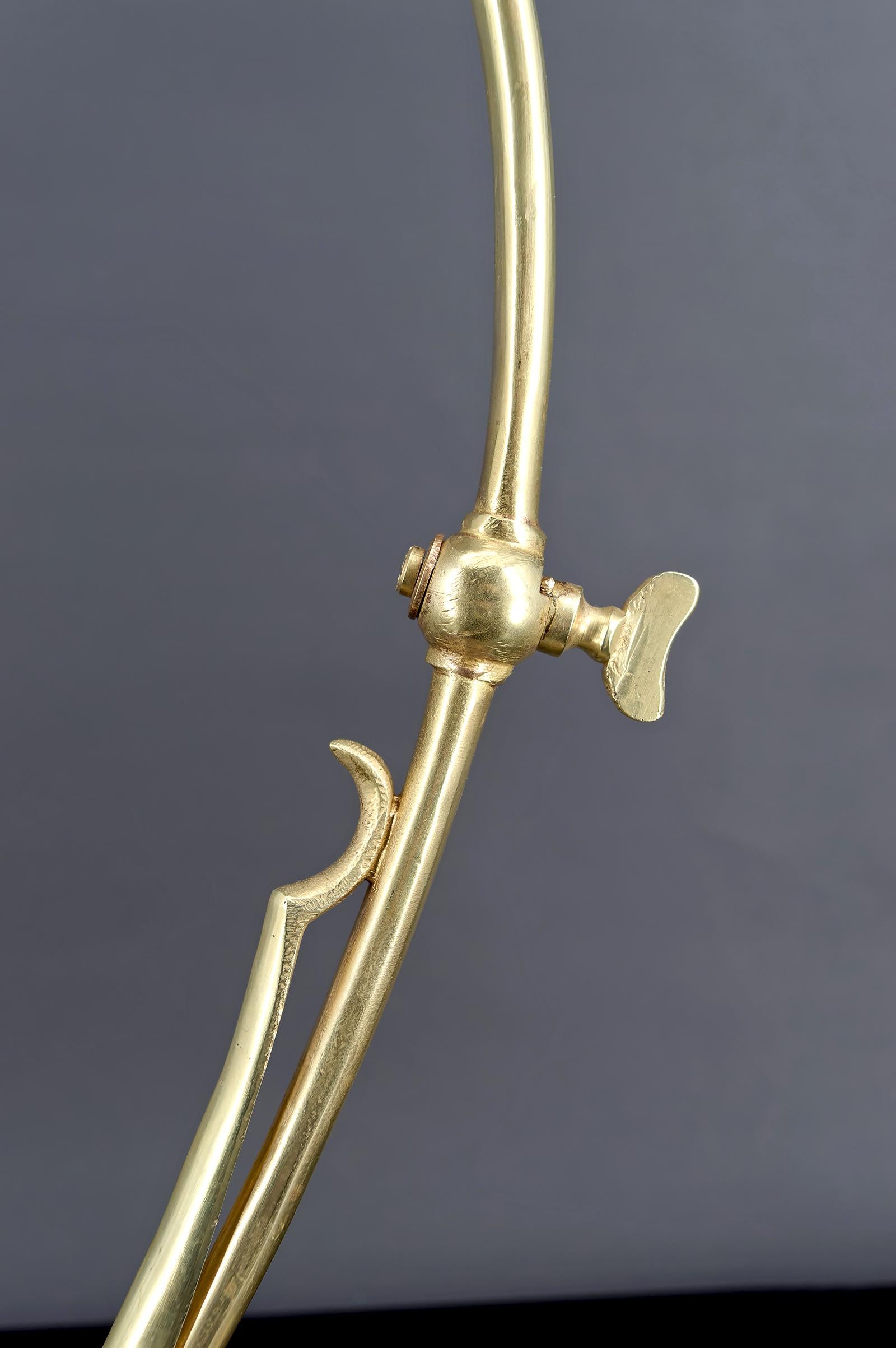 Wichtige Schreibtischlampe aus Bronze und Marmor, Jugendstil, Frankreich, um 1890 im Angebot 11
