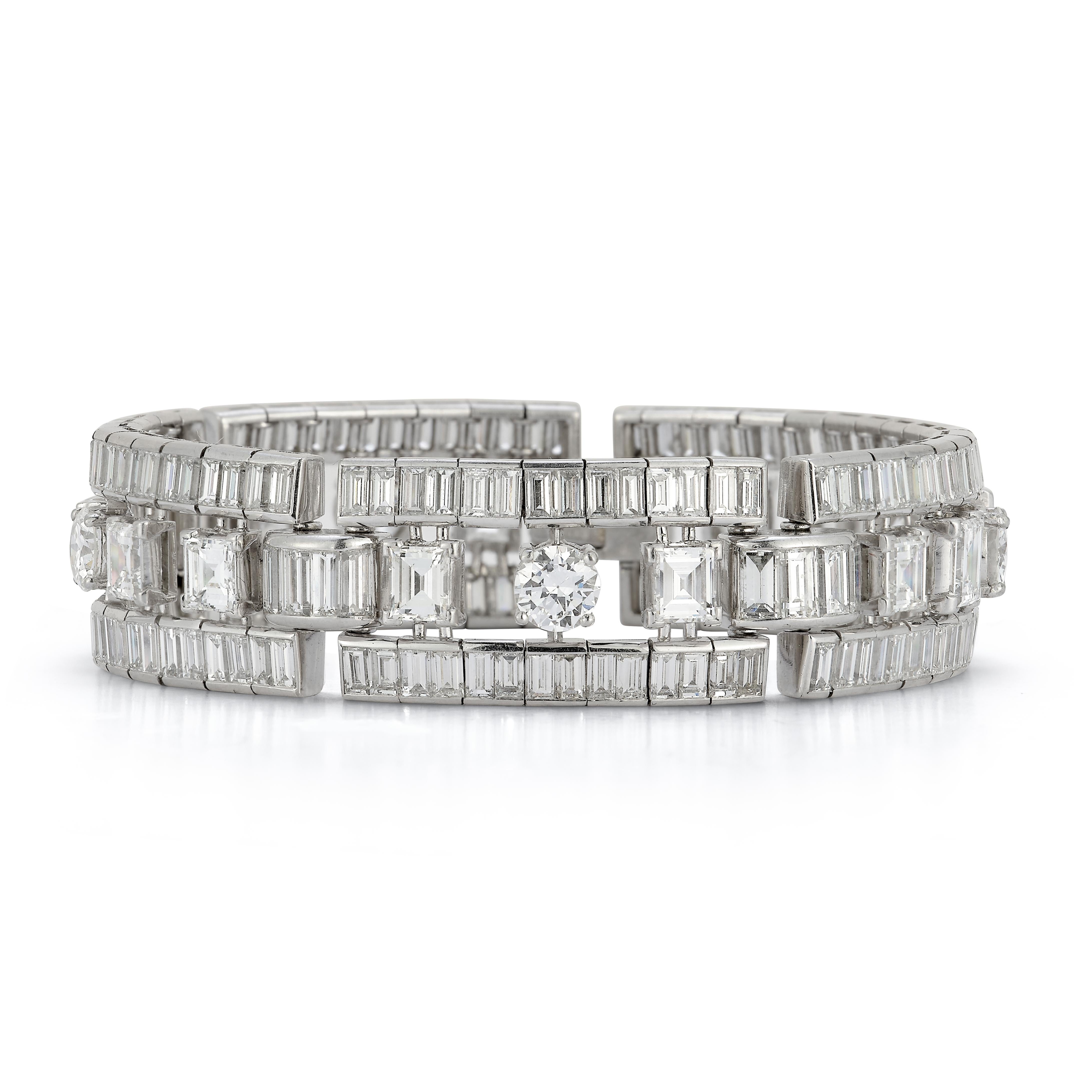 Wichtiges Diamantarmband im Zustand „Hervorragend“ im Angebot in New York, NY