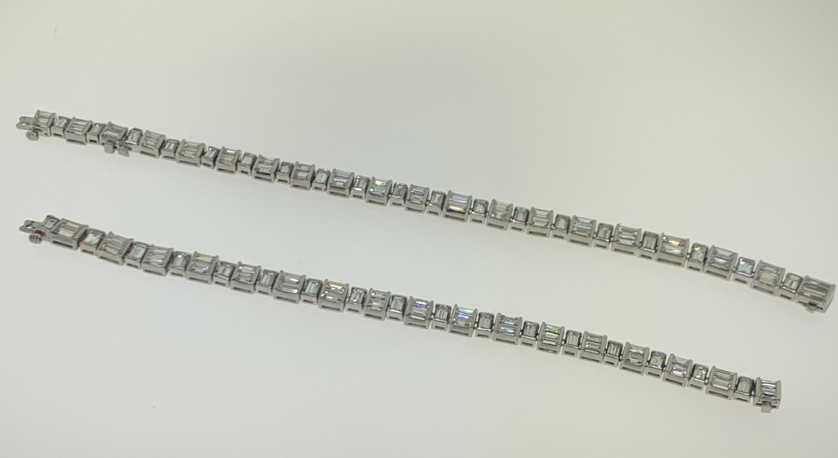 Important Diamond Cascade Necklace For Sale 7