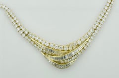 Wichtige Diamant-Halskette aus 18k 28.41 Karat Gesamtgewicht