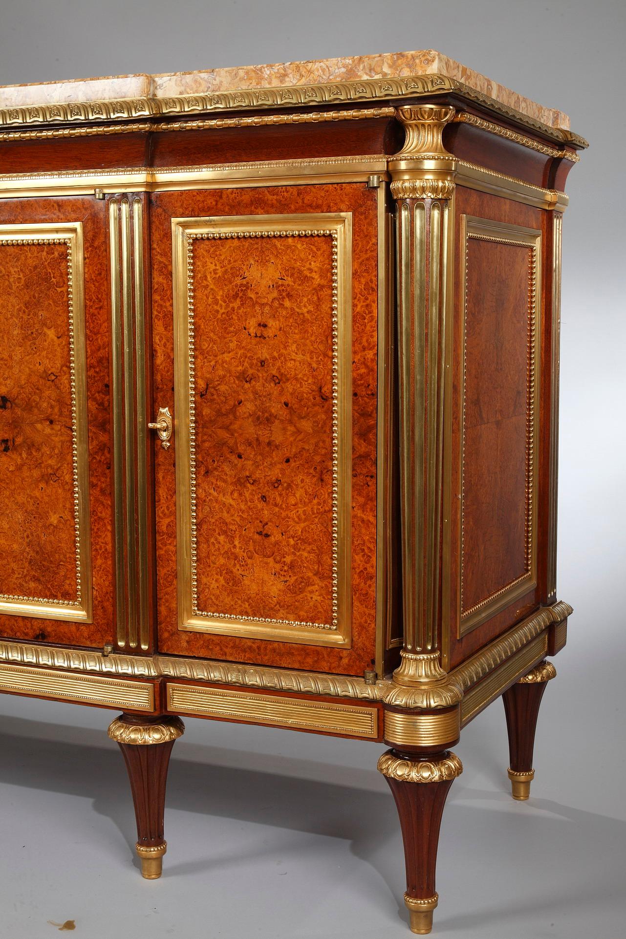 Important Louis XVI Style Dining Room Set by Mercier Frères, France, Circa 1900 4