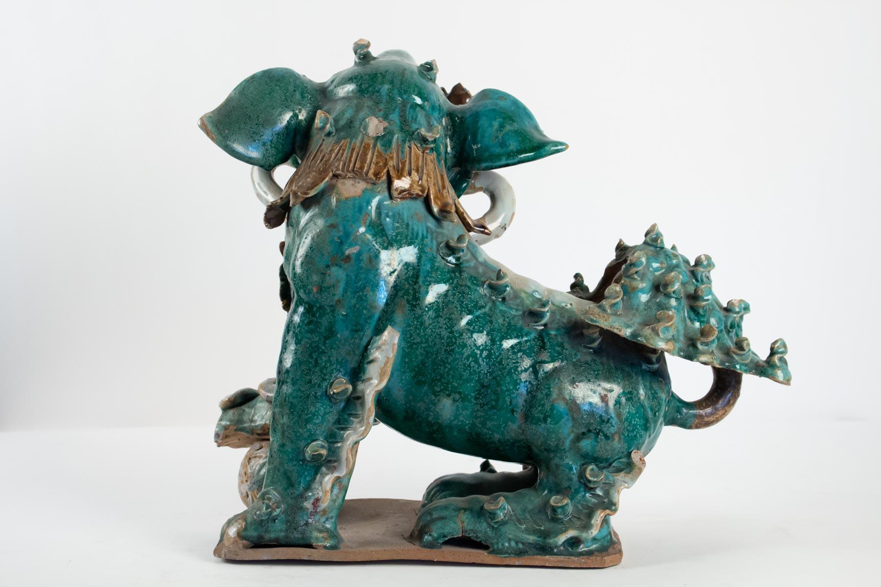 19th Century Important Dog De Fô, 19th or Early 20th Century, Asia, Interior Decoration